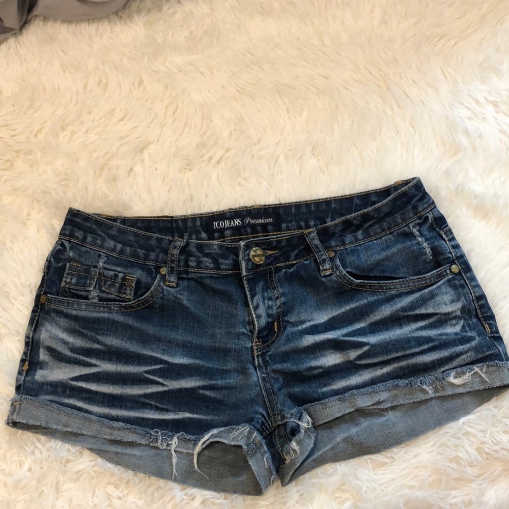 Denim shorts